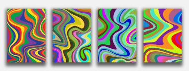 Sıvı mermer dokulu arka planlar. Dalgalı psychedelic fon. Wed tasarım veya baskı için soyut boyama. Kartlar, kapaklar ve iş sunumları için iyidir. Vektör çizimi.