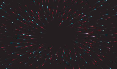 Veri akışı tünel soyut vektör arkaplanı. Veri hızlı aktarımı