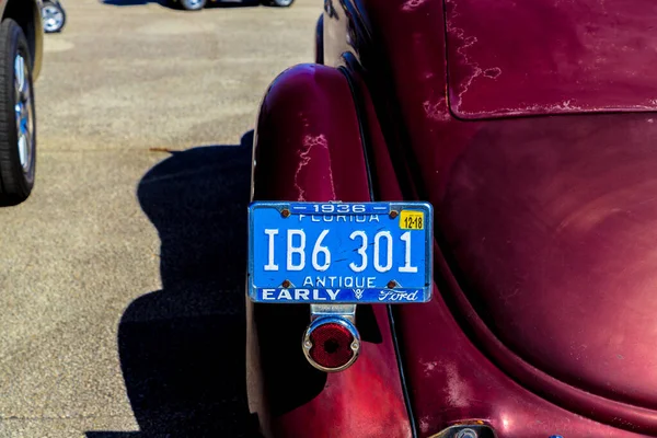 Daytona Florida Amerikai Egyesült Államok November 2018 1936 Ford Coupe — Stock Fotó