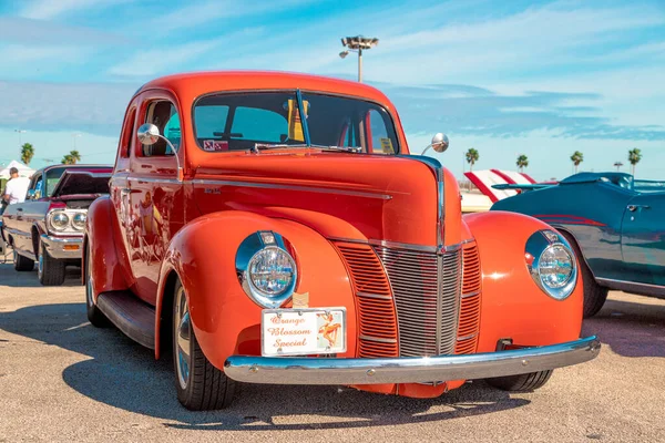 Daytona Florida Ηνωμένες Πολιτείες Νοεμβρίου 2018 1940 Ford Deluxe Coupe — Φωτογραφία Αρχείου