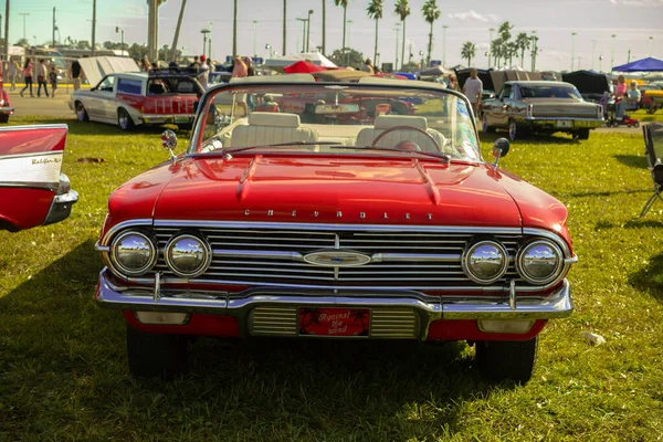Daytona Florida United States 2018 1960 Chevrolet Impala Convertible Fall — 스톡 사진