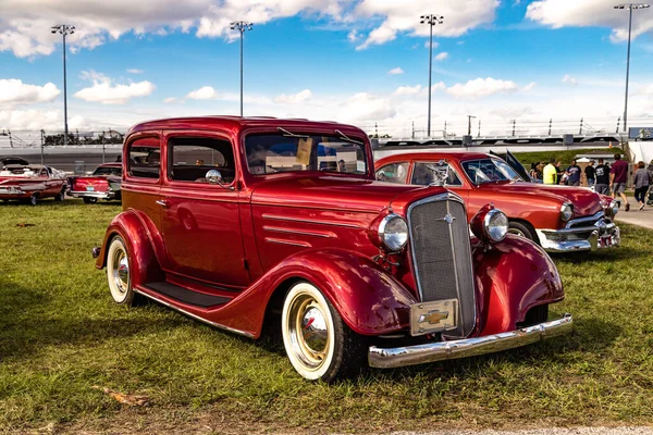 Дейтона Флорида Сша Ноября 2018 Года Пятиоконное Купе Chevrolet 1934 — стоковое фото
