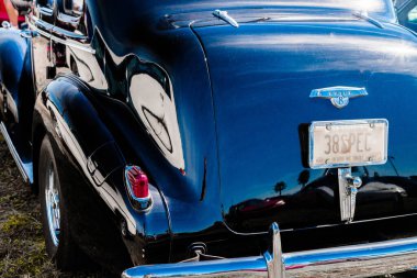 Daytona, Florida / ABD - 24 Kasım 2018: 1937 Buick 8, Daytona Türkiye Koşu 2018.