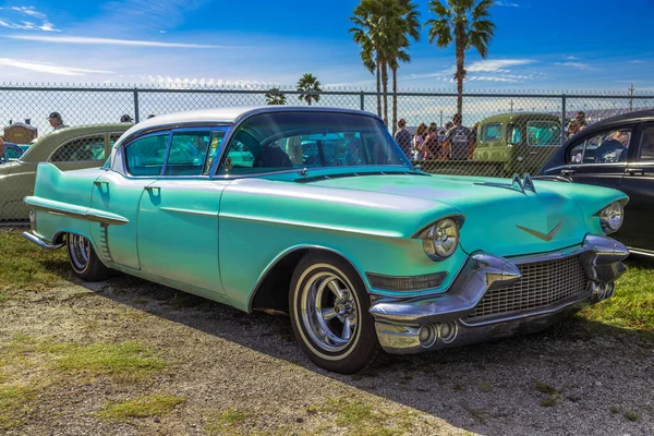 Daytona Florida Stati Uniti Novembre 2018 1957 Cadillac Coupe Deville — Foto Stock