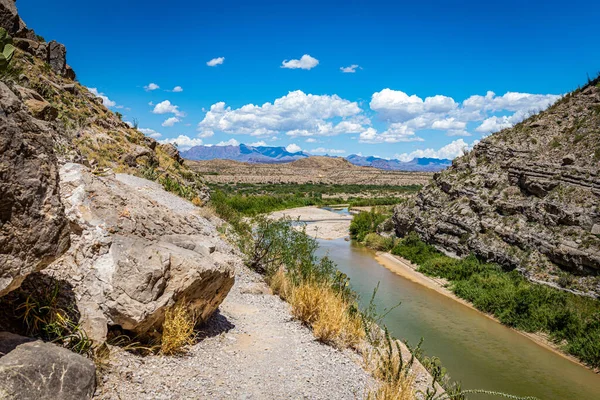 Vista Del Parque Nacional Rio Grande Big Bend Texas Desde — Foto de Stock