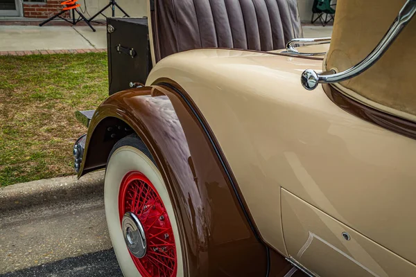 Jesup March 2018 Close View 1930 Packard Eight Series 734 — 스톡 사진