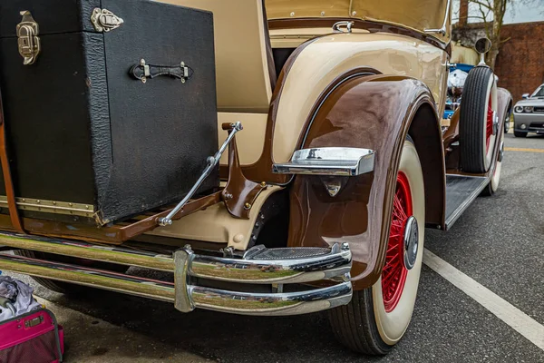 Jesup Mars 2018 Närbild 1930 Packard Eight Series 734 Jesup — Stockfoto