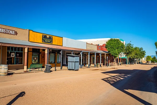 Tombstone Arizona Estados Unidos Marzo 2019 Vista Matutina Allen Street — Foto de Stock