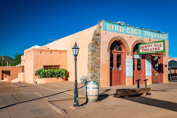 Tombstone Arizona Estados Unidos Marzo 2019 Vista Matutina Del Birdcage — Foto de Stock