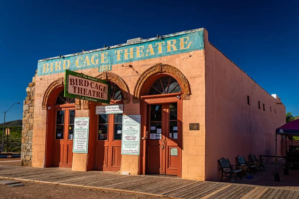 Tombstone Arizona Estados Unidos Marzo 2019 Vista Matutina Del Birdcage — Foto de Stock