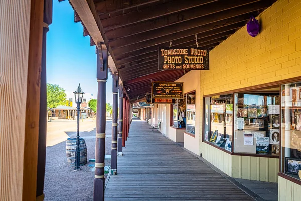 Tombstone Arizona Usa March 2019 Πρωινή Θέα Της Οδού Allen — Φωτογραφία Αρχείου