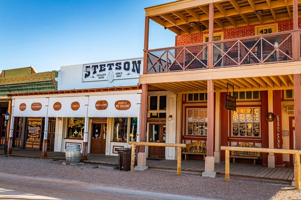 Tombstone Arizona Estados Unidos Marzo 2019 Vista Matutina Allen Street — Foto de Stock