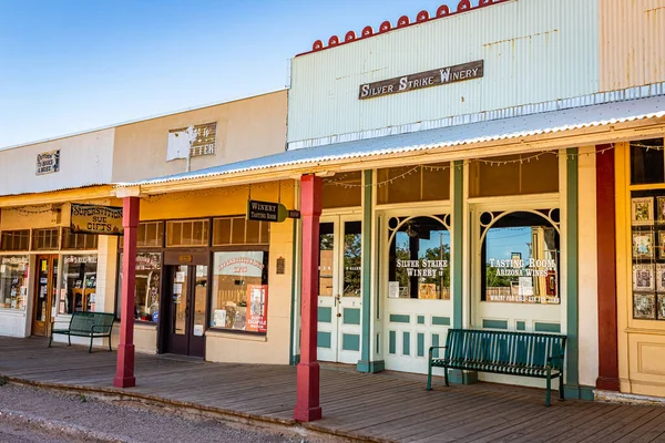 Tombstone Arizona Estados Unidos Marzo 2019 Vista Matutina Allen Street — Foto de Stock