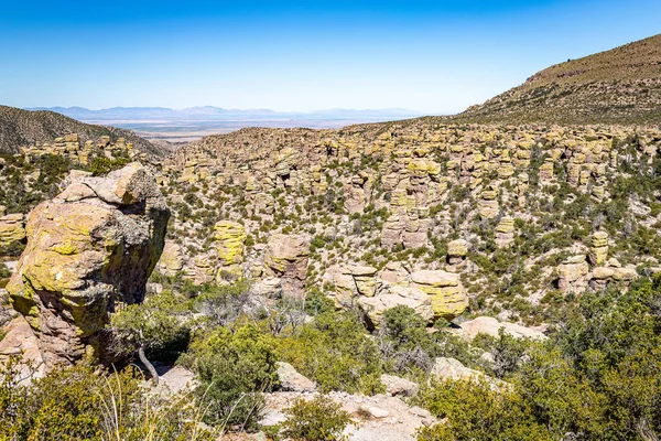 Monumento Nacional Chiricahua Apresenta Quase 000 Acres Pináculos Rhyolite Alguns — Fotografia de Stock