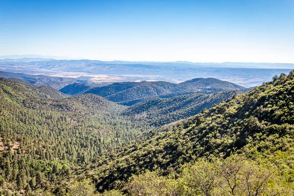 Coronado Trail Scenic Byway Ansluter Springerville Och Clifton Arizona Apache — Stockfoto