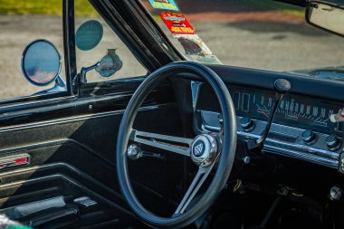 Daytona Plajı, FL / USA - 25 Mart 2018 - 1967 Buick GS California kaslı arabası 2018 Daytona Türkiye Koşu.