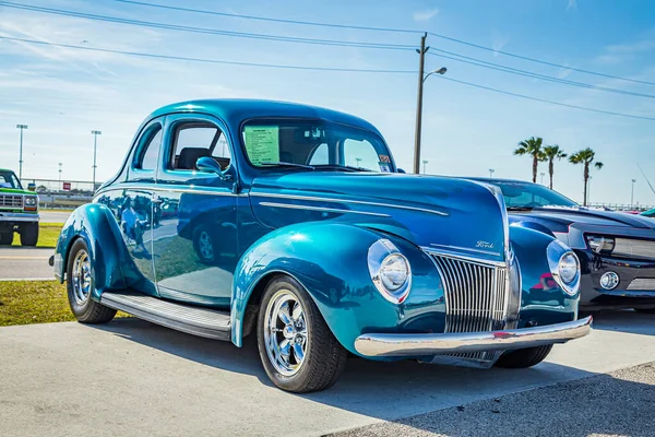 Daytona Beach Usa 2018 Március 1939 Ford Deluxe Coupe 2018 — Stock Fotó