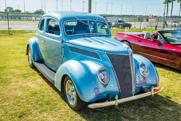 Daytona Beach Usa 2018 Március 1937 Ford Deluxe Coupe 2018 — Stock Fotó