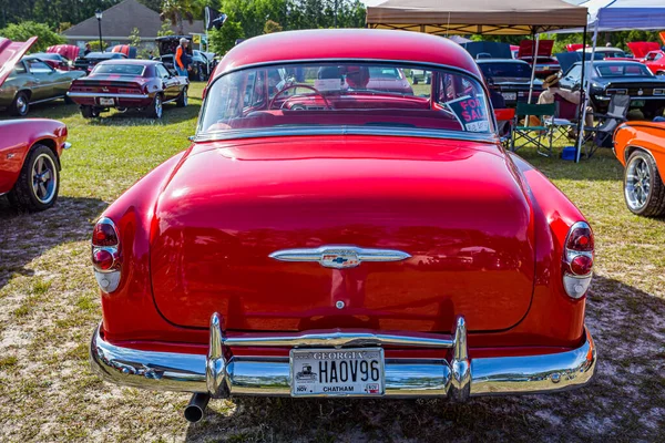 Savannah Usa Abril 2018 1953 Chevrolet 210 Sedan Uma Exposição — Fotografia de Stock