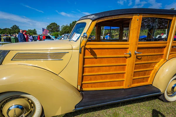 Саванна Джорджия Сша Апреля 2018 Года 1937 Ford Woody Station — стоковое фото