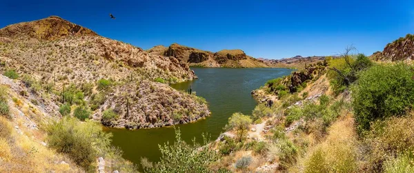 Öknen Utsikt Längs Arizona State Route Före Detta Diligens Rutt — Stockfoto
