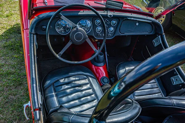 Savannah Usa Abril 2018 1961 Triumph Tr3 Uma Exposição Carros — Fotografia de Stock