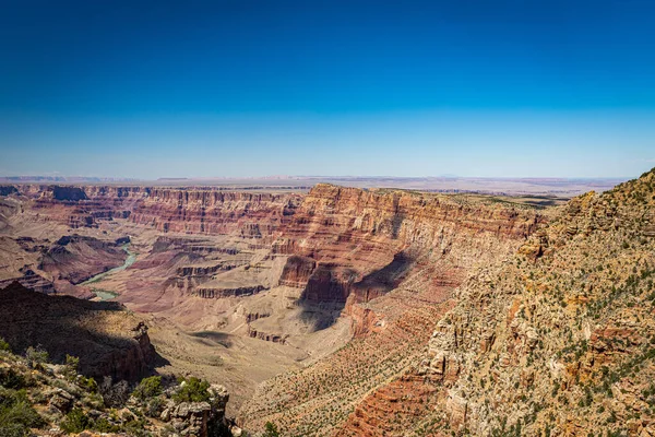 Θέα Από Navajo Point Grand Canyon Στην Αριζόνα Στο South — Φωτογραφία Αρχείου