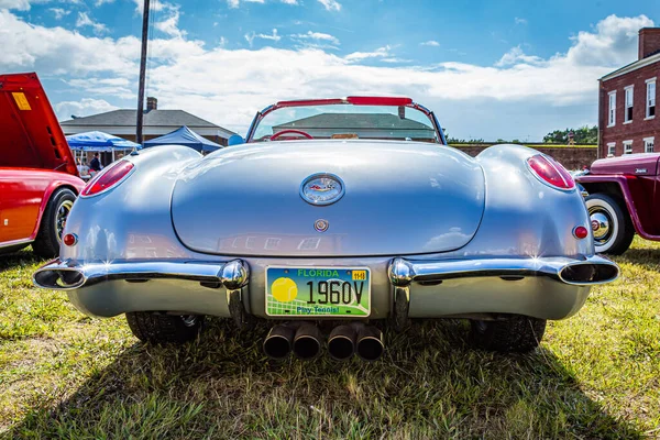 Fernandina Beach Usa 2018 Szeptember 1960 Chevrolet Corvette Kabrió Egy — Stock Fotó