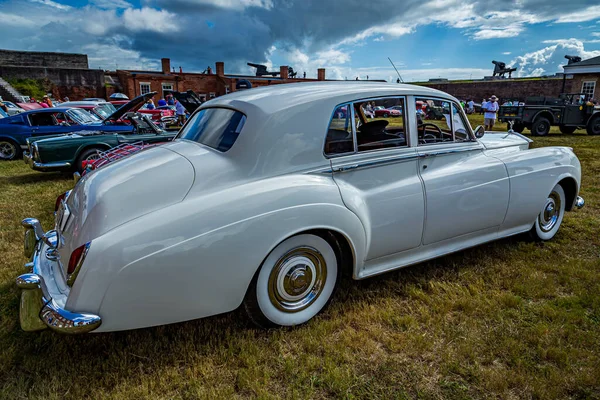 Fernandina Beach Usa 2018 1959 Rolls Royce Silver Cloud Fort — 스톡 사진