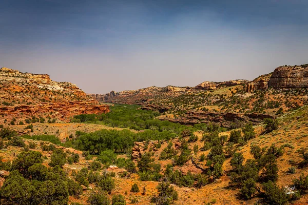 Deserto Slot Canyon Vista Lungo Famosa Panoramica State Route Dello — Foto Stock