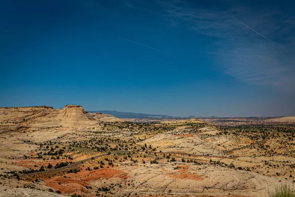 Utah Ünlü Manzaralı Karayolu Boyunca Çöl Slot Kanyonu Manzarası — Stok fotoğraf