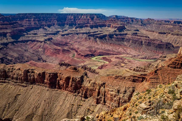 Kilátás Navajo Point Grand Canyon Arizona Déli Peremen — Stock Fotó