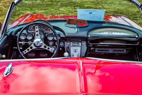 Фернандина Бич Штат Флорида Сша Сентября 2018 1962 Chevrolet Corvette — стоковое фото