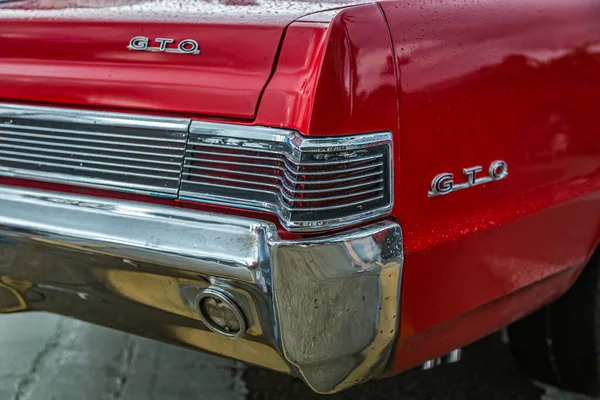 New Smyrna Beach August 2017 1965 Pontiac Lemans Gto Canal — 스톡 사진