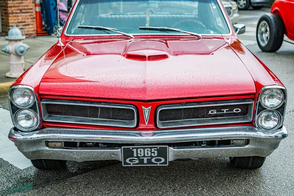 New Smyrna Beach August 2017 1965 Pontiac Lemans Gto Auf — Stockfoto