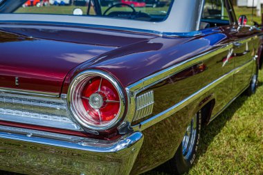 Waynesville, GA - 7 Ekim 2017: 1963 Ford Galaxie 500 Yerel bir araba fuarında.
