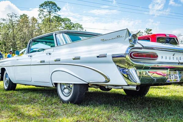 Waynesville Octubre 2017 1959 Pontiac Bonneville Vista Una Feria Automóviles —  Fotos de Stock