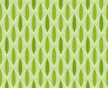 Tahıl kulakları vektör dikişsiz desen