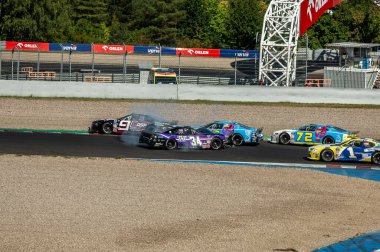 Çoğu, Çek Cumhuriyeti - 08 31 2025: Yarış arabaları için Avrupa Kupası