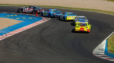 Çoğu, Çek Cumhuriyeti - 08 31 2025: Yarış arabaları için Avrupa Kupası