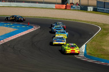 Çoğu, Çek Cumhuriyeti - 08 31 2025: Yarış arabaları için Avrupa Kupası