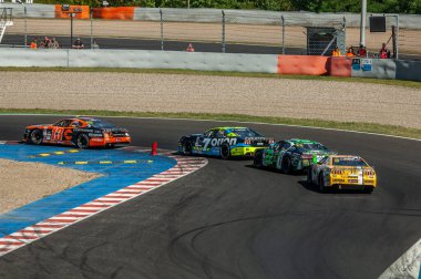 Çoğu, Çek Cumhuriyeti - 08 31 2025: Yarış arabaları için Avrupa Kupası