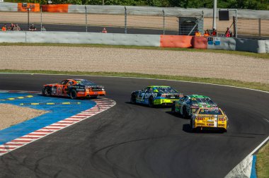 Çoğu, Çek Cumhuriyeti - 08 31 2025: Yarış arabaları için Avrupa Kupası