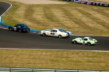 Çoğu, Çek Cumhuriyeti - 08 31 2025: Yarış arabaları için Avrupa Kupası