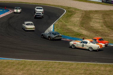 Çoğu, Çek Cumhuriyeti - 08 31 2025: Yarış arabaları için Avrupa Kupası