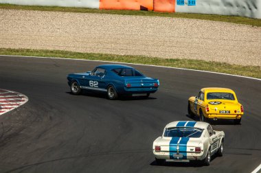 Çoğu, Çek Cumhuriyeti - 08 31 2025: Yarış arabaları için Avrupa Kupası