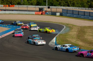 Çoğu, Çek Cumhuriyeti - 08 31 2025: Yarış arabaları için Avrupa Kupası