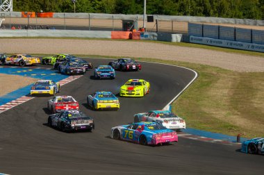 Çoğu, Çek Cumhuriyeti - 08 31 2025: Yarış arabaları için Avrupa Kupası