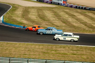 Çoğu, Çek Cumhuriyeti - 08 31 2025: Yarış arabaları için Avrupa Kupası