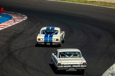 Çoğu, Çek Cumhuriyeti - 08 31 2025: Yarış arabaları için Avrupa Kupası